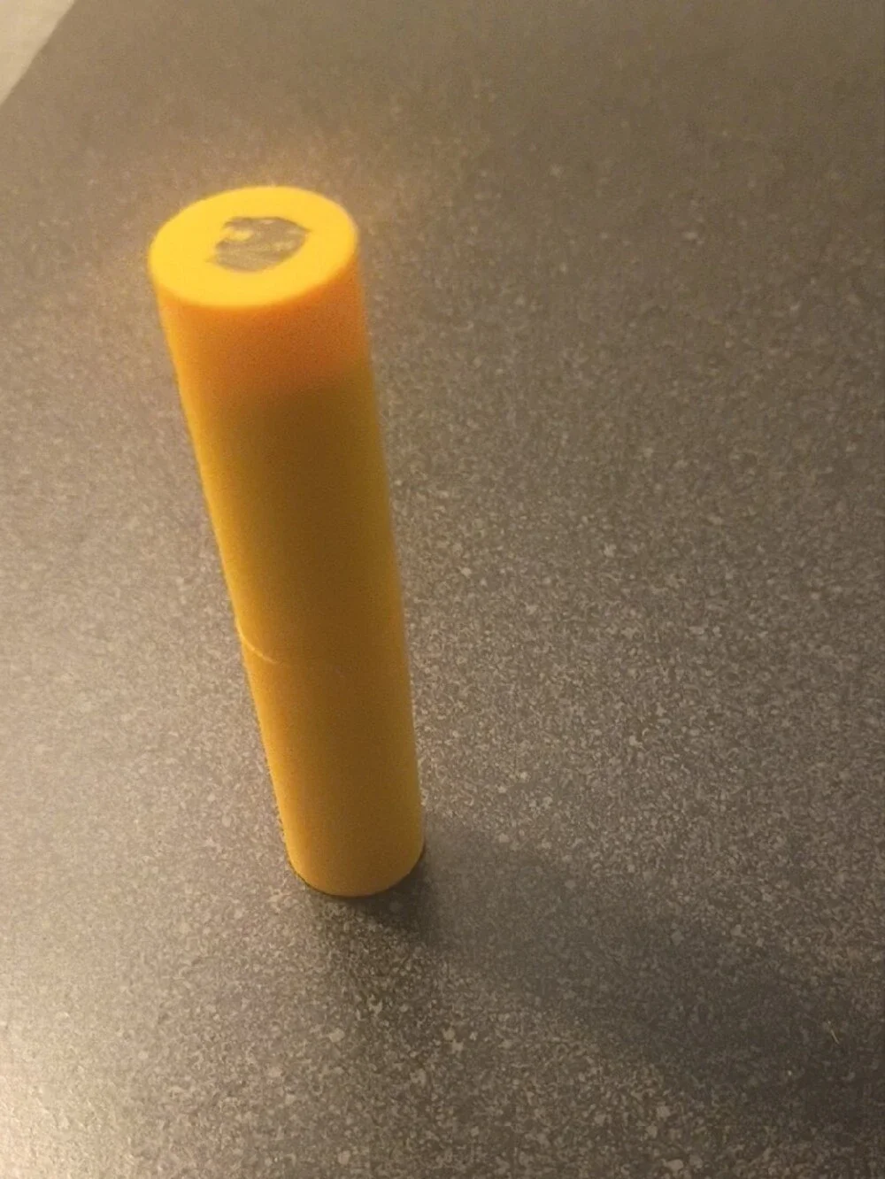 DUNDAS Yellow Tube Lip Balm with Soft Pink Tint